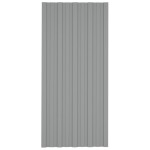 vidaXL Panouri pentru acoperiș 36 buc. gri 100x45 cm oțel galvanizat vidaXL Panouri pentru acoperiș 36 buc. gri 100x45 cm oțel galvanizat