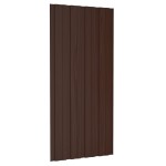 vidaXL Panouri pentru acoperiș 36 buc. maro 100x45 cm oțel galvanizat vidaXL Panouri pentru acoperiș 36 buc. maro 100x45 cm oțel galvanizat