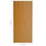 vidaXL Panouri acoperiș, 12 buc., natural, 100x45 cm, oțel galvanizat vidaXL Panouri acoperiș, 12 buc., natural, 100x45 cm, oțel galvanizat