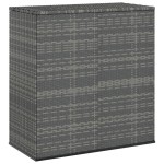 vidaXL Ladă grădină pentru perne, gri, 100x49x103,5 cm, ratan PE vidaXL Ladă grădină pentru perne, gri, 100x49x103,5 cm, ratan PE