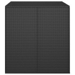 vidaXL Ladă grădină pentru perne, negru, 100x97,5x104 cm, ratan PE vidaXL Ladă grădină pentru perne, negru, 100x97,5x104 cm, ratan PE
