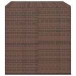 vidaXL Ladă grădină pentru perne, maro, 100x97,5x104 cm, ratan PE vidaXL Ladă grădină pentru perne, maro, 100x97,5x104 cm, ratan PE