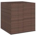 vidaXL Ladă grădină pentru perne, maro, 100x97,5x104 cm, ratan PE vidaXL Ladă grădină pentru perne, maro, 100x97,5x104 cm, ratan PE