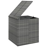 vidaXL Ladă grădină pentru perne, gri, 100x97,5x104 cm, ratan PE vidaXL Ladă grădină pentru perne, gri, 100x97,5x104 cm, ratan PE