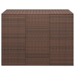 vidaXL Ladă grădină pentru perne, maro, 145x100x103 cm, ratan PE vidaXL Ladă grădină pentru perne, maro, 145x100x103 cm, ratan PE