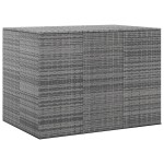 vidaXL Ladă grădină pentru perne, gri, 145x100x103 cm, ratan PE vidaXL Ladă grădină pentru perne, gri, 145x100x103 cm, ratan PE