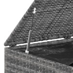 vidaXL Ladă grădină pentru perne, gri, 145x100x103 cm, ratan PE vidaXL Ladă grădină pentru perne, gri, 145x100x103 cm, ratan PE