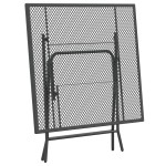 vidaXL Masă de grădină antracit 80x80x72 cm plasă metalică expandată vidaXL Masă de grădină antracit 80x80x72 cm plasă metalică expandată