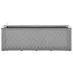 vidaXL Strat înălțat grădină sistem automat udare gri 100x43x33 cm