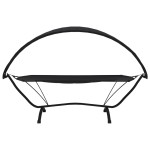 vidaXL Pat de exterior cu baldachin negru oțel & țesătură oxford vidaXL Pat de exterior cu baldachin negru oțel & țesătură oxford
