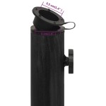 vidaXL Bază de umbrelă, negru, 44x44x31, fontă vidaXL Bază de umbrelă, negru, 44x44x31, fontă