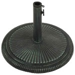 vidaXL Bază de umbrelă, verde, 45x45x30, fontă vidaXL Bază de umbrelă, verde, 45x45x30, fontă