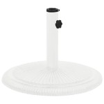 vidaXL Bază de umbrelă, alb, 45x45x30, fontă vidaXL Bază de umbrelă, alb, 45x45x30, fontă