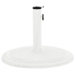 vidaXL Bază de umbrelă, alb, 45x45x30, fontă vidaXL Bază de umbrelă, alb, 45x45x30, fontă