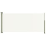 vidaXL Copertină laterală retractabilă de terasă, crem, 140x300 cm vidaXL Copertină laterală retractabilă de terasă, crem, 140x300 cm
