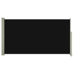 vidaXL Copertină laterală retractabilă de terasă, negru, 160x300 cm