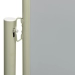 vidaXL Copertină laterală retractabilă de terasă, gri, 160x300 cm vidaXL Copertină laterală retractabilă de terasă, gri, 160x300 cm