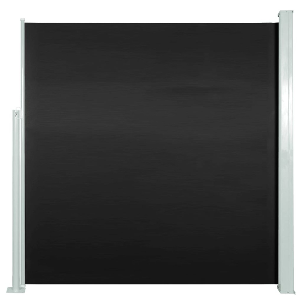 vidaXL Copertină laterală retractabilă de terasă, negru, 140x300 cm