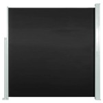 vidaXL Copertină laterală retractabilă de terasă, negru, 140x300 cm vidaXL Copertină laterală retractabilă de terasă, negru, 140x300 cm