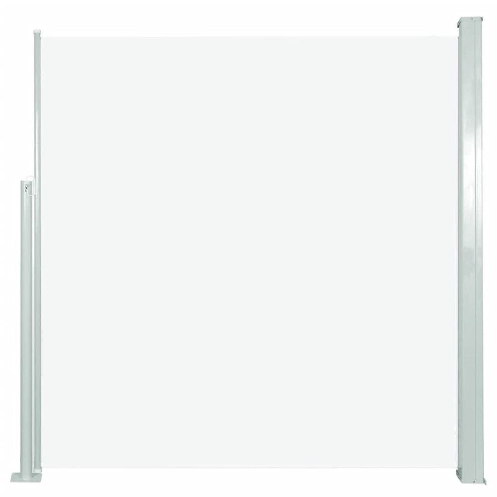 vidaXL Copertină laterală retractabilă de terasă, crem, 140x300 cm