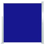 vidaXL Copertină laterală retractabilă de terasă, albastru, 140x300 cm vidaXL Copertină laterală retractabilă de terasă, albastru, 140x300 cm