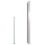 vidaXL Copertină laterală retractabilă de terasă, roșu, 140x300 cm vidaXL Copertină laterală retractabilă de terasă, roșu, 140x300 cm