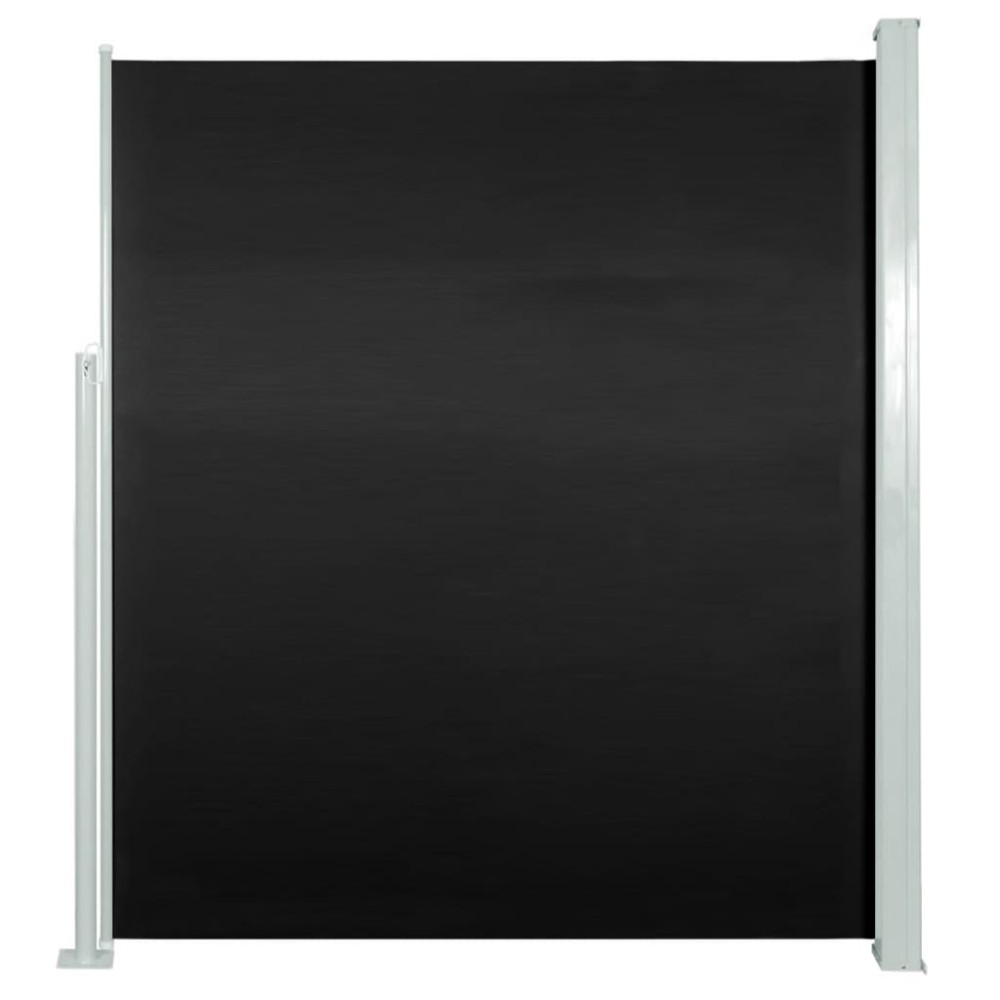 vidaXL Copertină laterală retractabilă de terasă, negru, 160x300 cm