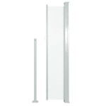 vidaXL Copertină laterală retractabilă de terasă, crem, 160x300 cm vidaXL Copertină laterală retractabilă de terasă, crem, 160x300 cm