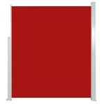 vidaXL Copertină laterală retractabilă de terasă, roșu, 160x300 cm vidaXL Copertină laterală retractabilă de terasă, roșu, 160x300 cm
