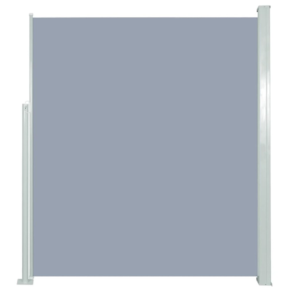 vidaXL Copertină laterală retractabilă de terasă, gri, 160x300 cm