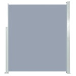 vidaXL Copertină laterală retractabilă de terasă, gri, 160x300 cm vidaXL Copertină laterală retractabilă de terasă, gri, 160x300 cm