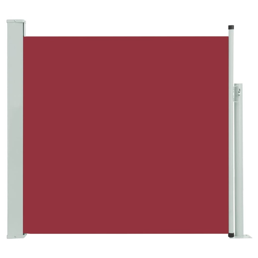 vidaXL Copertină laterală retractabilă de terasă, roșu, 170x300 cm