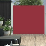 vidaXL Copertină laterală retractabilă de terasă, roșu, 170x300 cm vidaXL Copertină laterală retractabilă de terasă, roșu, 170x300 cm