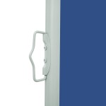 vidaXL Copertină laterală retractabilă terasă, albastru, 140x500 cm vidaXL Copertină laterală retractabilă terasă, albastru, 140x500 cm