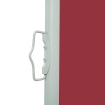 vidaXL Copertină laterală retractabilă de terasă, roșu, 140x500 cm vidaXL Copertină laterală retractabilă de terasă, roșu, 140x500 cm