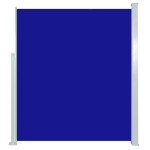 vidaXL Copertină laterală retractabilă de terasă, albastru, 160x500 cm vidaXL Copertină laterală retractabilă de terasă, albastru, 160x500 cm