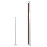 vidaXL Copertină laterală retractabilă de terasă, roșu, 160x500 cm vidaXL Copertină laterală retractabilă de terasă, roșu, 160x500 cm