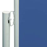 vidaXL Copertină laterală retractabilă de terasă, albastru, 117x600 cm vidaXL Copertină laterală retractabilă de terasă, albastru, 117x600 cm