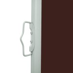 vidaXL Copertină laterală retractabilă de terasă, maro, 160x600 cm vidaXL Copertină laterală retractabilă de terasă, maro, 160x600 cm