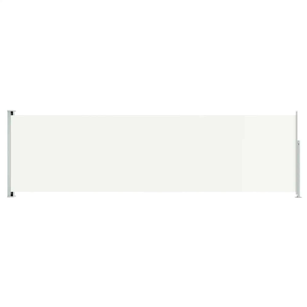 vidaXL Copertină laterală retractabilă de terasă, crem, 180x600 cm
