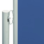 vidaXL Copertină laterală retractabilă de terasă, albastru, 180x600 cm vidaXL Copertină laterală retractabilă de terasă, albastru, 180x600 cm