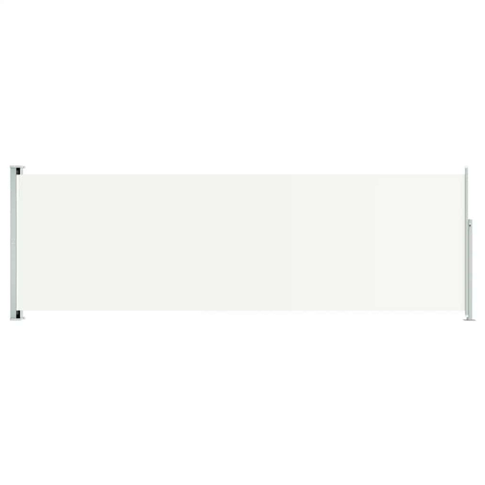 vidaXL Copertină laterală retractabilă de terasă, crem, 200x600 cm