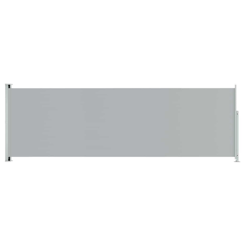 vidaXL Copertină laterală retractabilă de terasă, gri, 200x600 cm