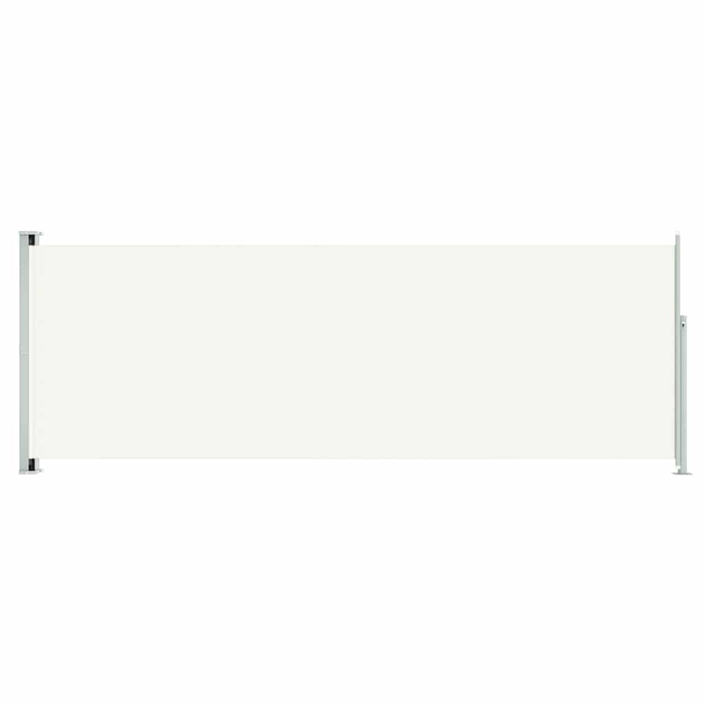 vidaXL Copertină laterală retractabilă de terasă, crem, 220x600 cm