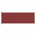 vidaXL Copertină laterală retractabilă de terasă, roșu, 220x600 cm vidaXL Copertină laterală retractabilă de terasă, roșu, 220x600 cm
