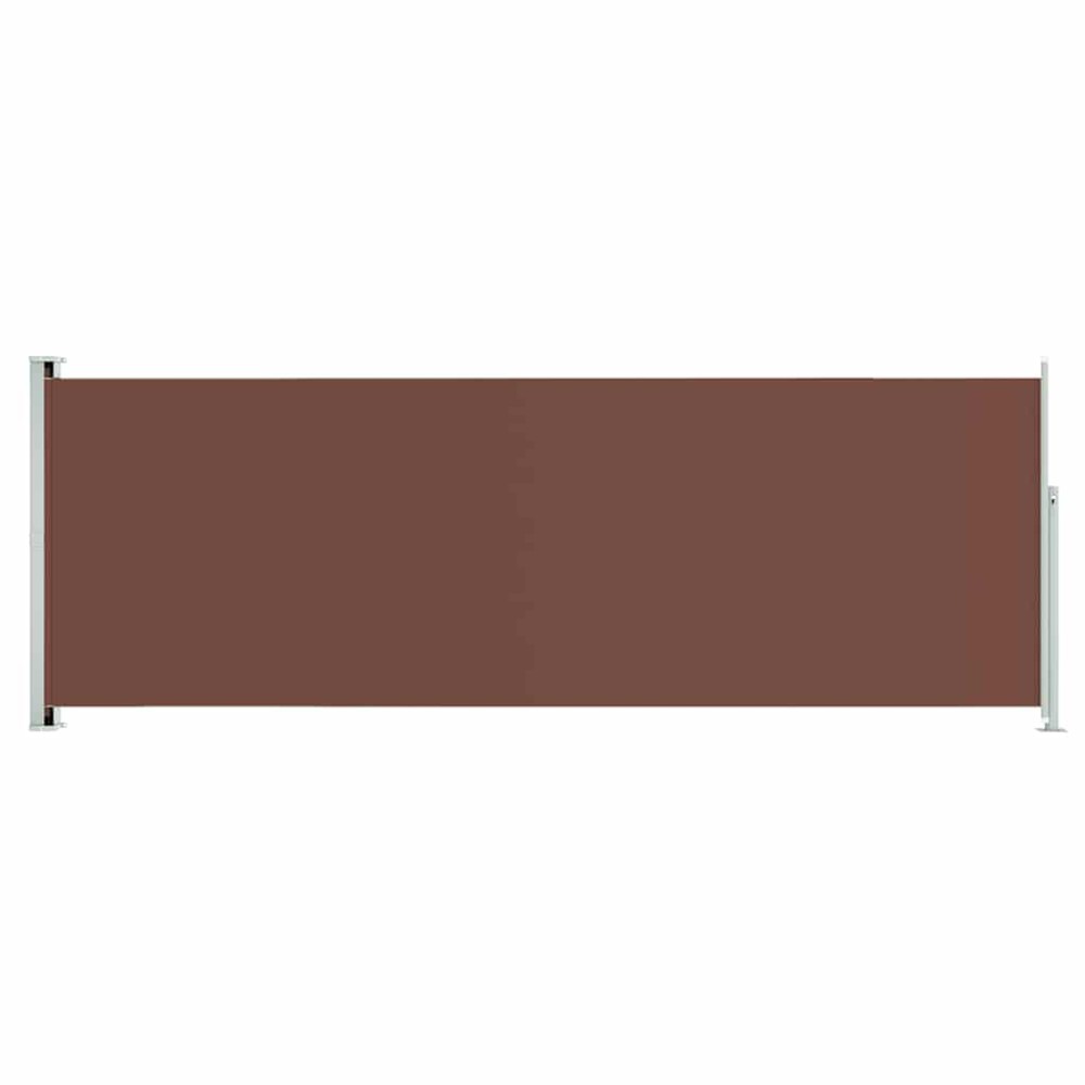 vidaXL Copertină laterală retractabilă de terasă, maro, 220x600 cm