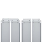 vidaXL Copertină laterală retractabilă, negru, 160x600 cm