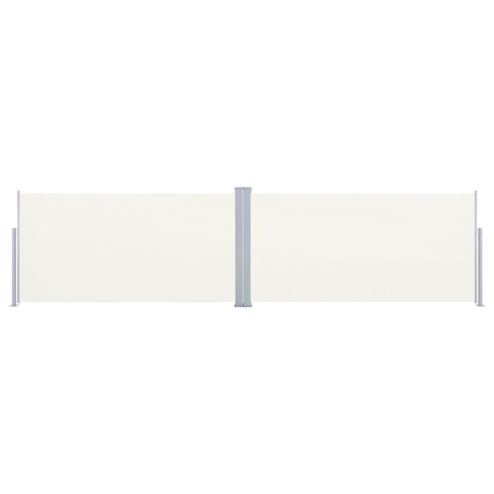 vidaXL Copertină laterală retractabilă, crem, 160x600 cm