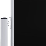 vidaXL Copertină laterală retractabilă, negru, 180x600 cm