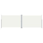 vidaXL Copertină laterală retractabilă, crem, 200x600 cm vidaXL Copertină laterală retractabilă, crem, 200x600 cm